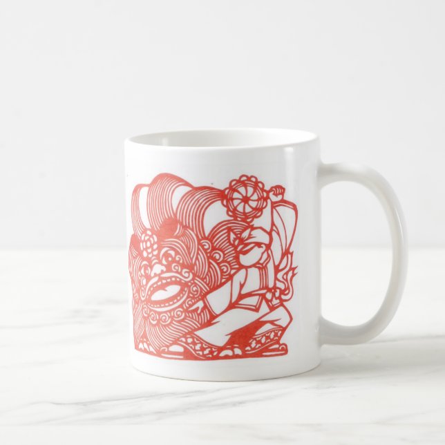 Caneca De Café Dança com leão (Direita)