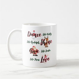 Caneca De Café Dança Como Amor Congelado Como Jesus Mug