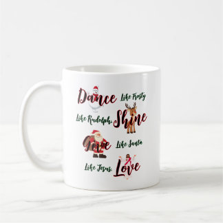 Caneca De Café Dança Como Amor Congelado Como Jesus Mug