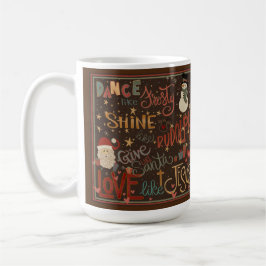 Caneca De Café Dança como Frosty Quote Inspirivência Café Mug