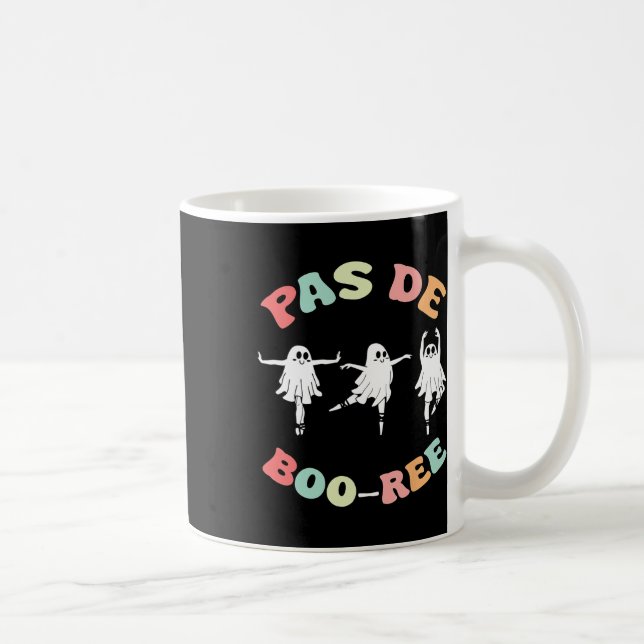 Caneca De Café Dança de Halloween do Balé Pas De Boo ree Ghost (Direita)