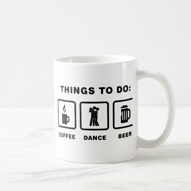 Caneca De Café Dança de salão de baile (Direita)