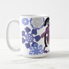 Caneca De Café Dança do açúcar ameixa
