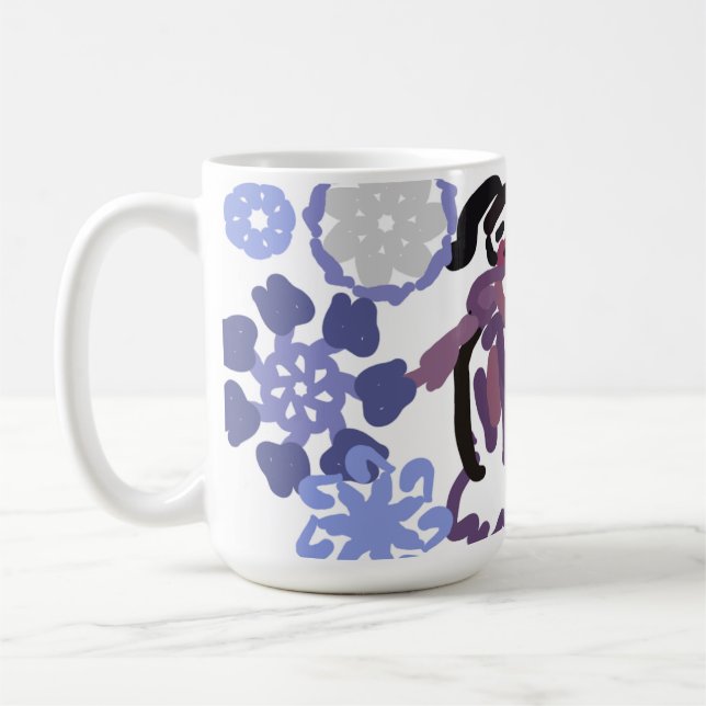 Caneca De Café Dança do açúcar ameixa (Esquerda)