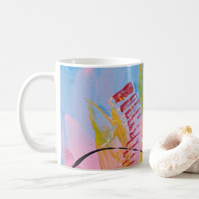 Caneca De Café Dança dos Elementos (Com Donut)