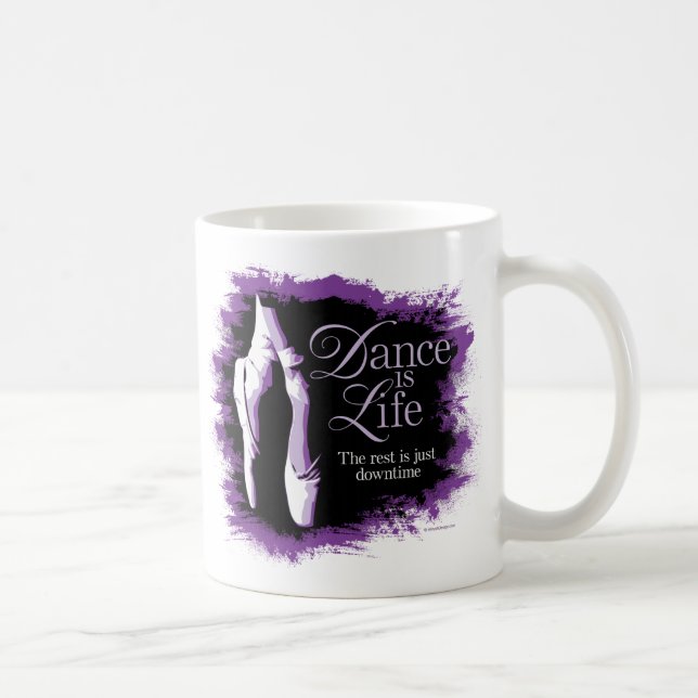 Caneca De Café Dança É A Lâmina De Café Da Vida (Direita)