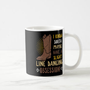 Caneca De Café Dança em Linha Dançarino de Grupo Coreografado Pre