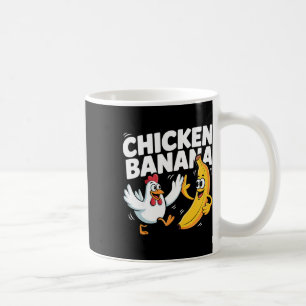 Caneca De Café Dança Engraçada da Galinha Nana