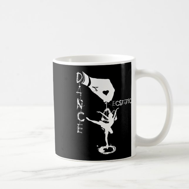 Caneca De Café Dança Extática Llerina Dançarina Num Tutu Freestyl (Direita)