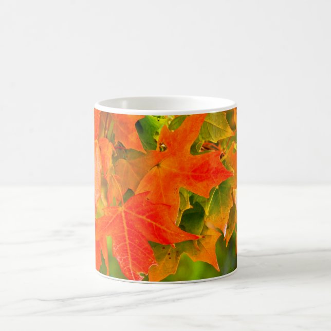 Caneca De Café Dança Folha de Maple (Centro)