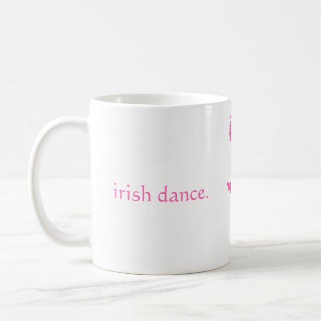 Caneca De Café dança irlandesa. - Calçado de Duro - Dançarina Irl (Esquerda)