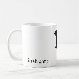 Caneca De Café dança irlandesa. - Calçado Silhouette Irish Dancer