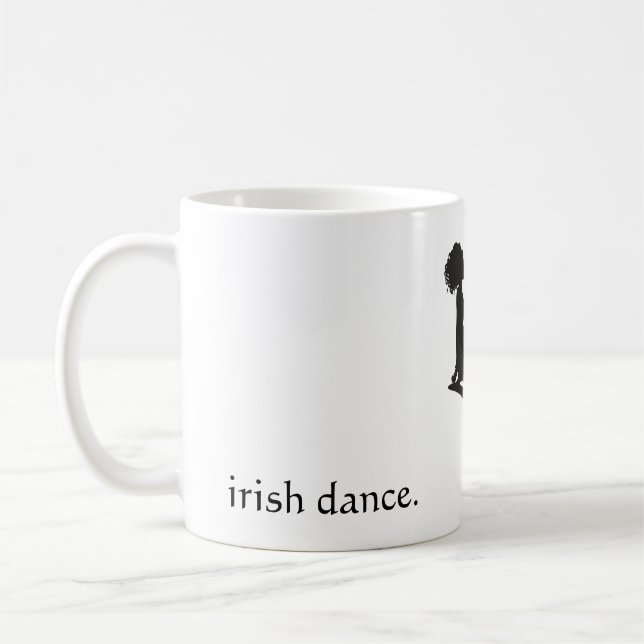Caneca De Café dança irlandesa. - Calçado Silhouette Irish Dancer (Esquerda)