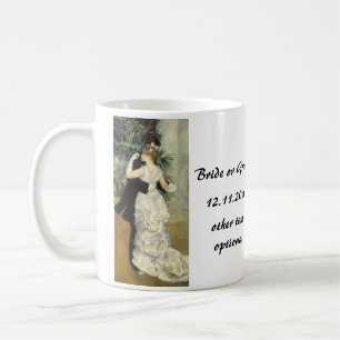 Caneca De Café Dança na Cidade por Pierre Renoir, Arte Fina Vinta