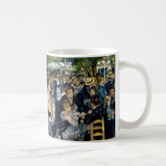 Caneca De Café Dança no Le Moulin de la Galette por Renoir (Direita)