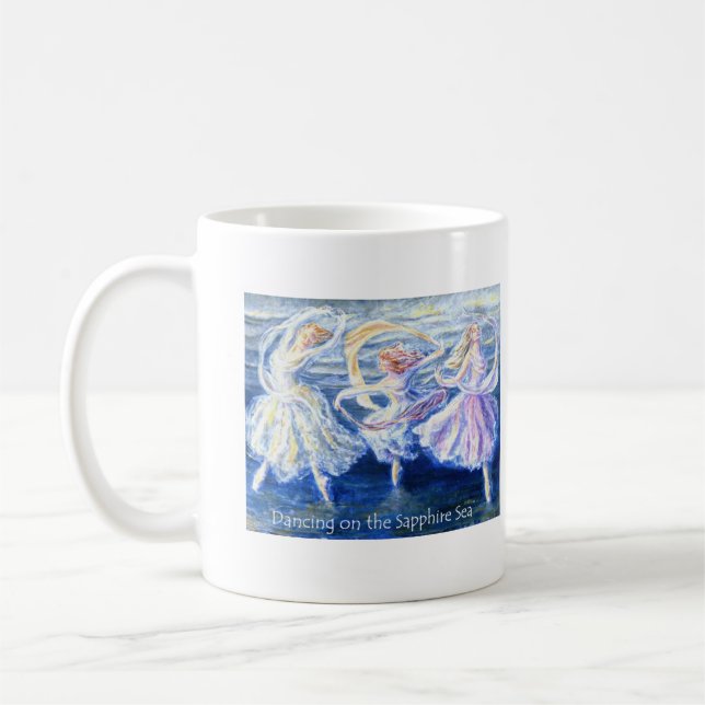 Caneca De Café Dança no mar da safira (Esquerda)