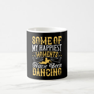 Caneca De Café Dança - Os Meus Momentos Mais Felizes Têm Dançado