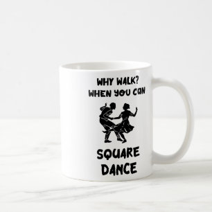 Caneca De Café Dança Quadrada Por que dançar ao quadrado de baile