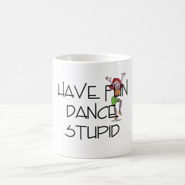 Caneca De Café Dança SUPERIOR estúpida (Centro)