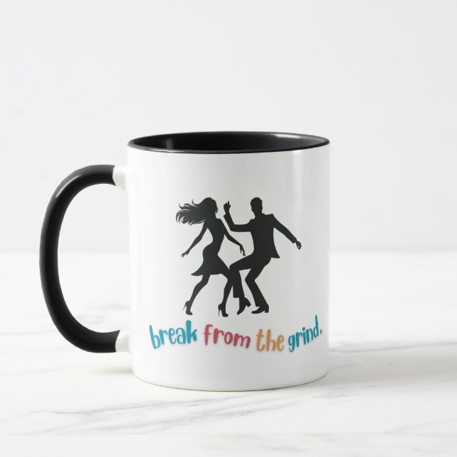 Caneca de Café Dançando 2 (Esquerda)