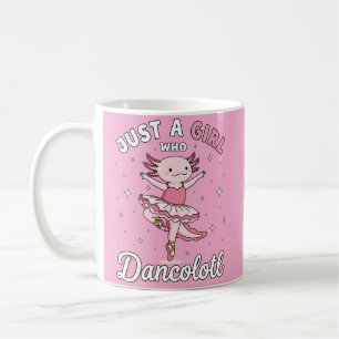 Caneca De Café Dançando Eixo Rosa em Tutu Balé