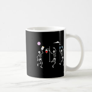 Caneca De Café Dançando Skeleton Enfermeira Engraçada Skeleton Ha