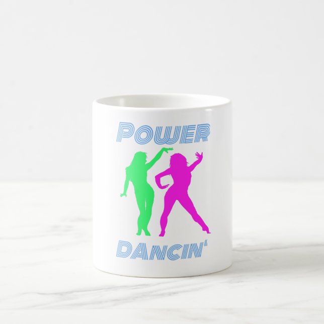 Caneca De Café Dançar - Raparigas Daninhas De Potência Retroativa (Centro)