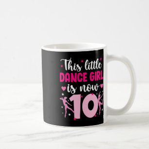 Caneca De Café Dançarina de 10 anos de aniversário