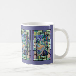 Caneca De Café Dançarina De Belly Do Médio Oriente Com Véus De Pa