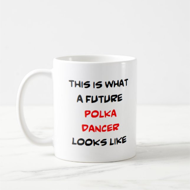 Caneca De Café dançarina de polca, futuro (Esquerda)