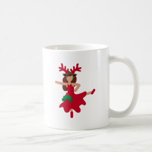 Caneca De Café dançarina do xmas flamenco emoji