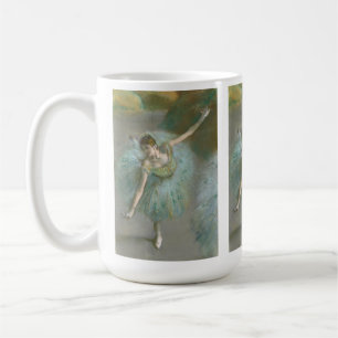 Caneca De Café Dançarina em Verde Edgar Degas