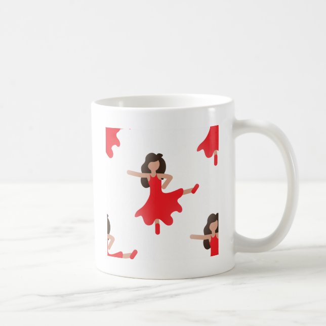 Caneca De Café dançarina emoji (Direita)
