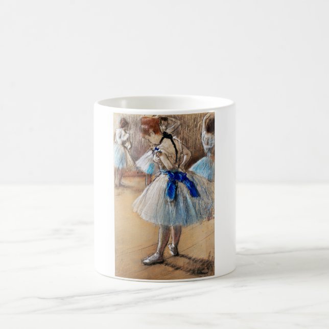 Caneca De Café Dançarino de Fita Azul, Edgar Degas (Centro)