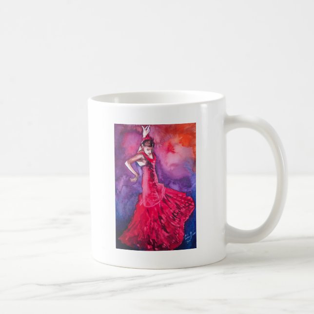 CANECA DE CAFÉ DANÇARINO DO FLAMENCO (Direita)
