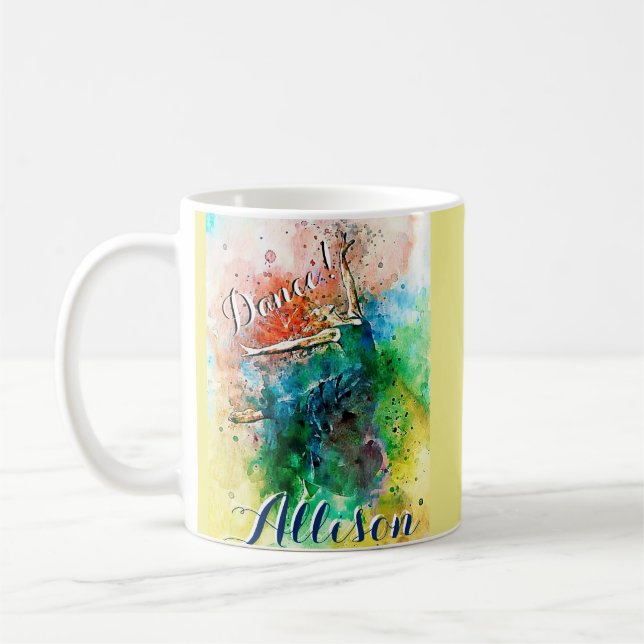 Caneca De Café Dançarino personalizado (Esquerda)