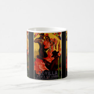 Caneca De Café Dançarinos do flamenco do vintage espanhóis