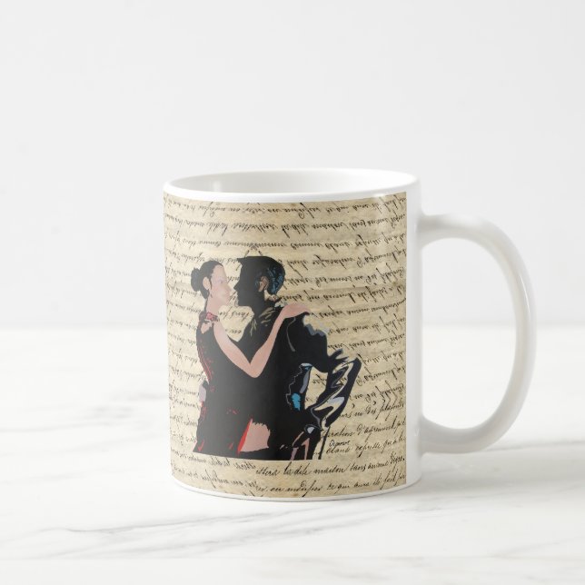 Caneca De Café Dançarinos Tango (Direita)