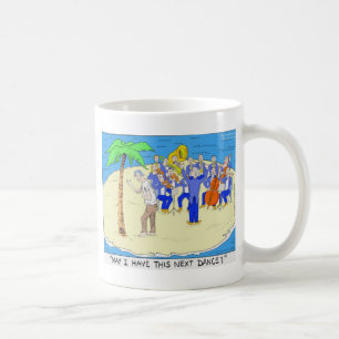 Caneca De Café Danças com palmeiras presentes engraçados camiseta