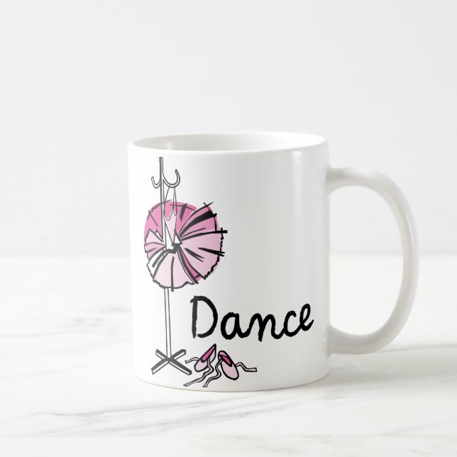 Caneca De Café Dance Ballerina 2 Sided Mug (Direita)