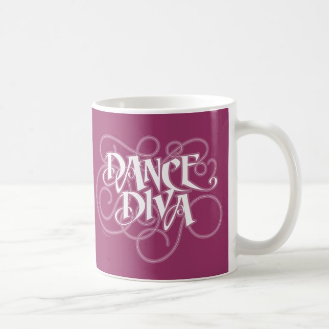 Caneca De Café Dance Diva (Direita)