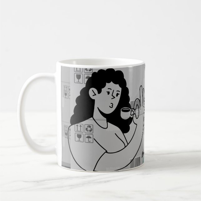 Caneca De Café Dance para o seu dia (Esquerda)