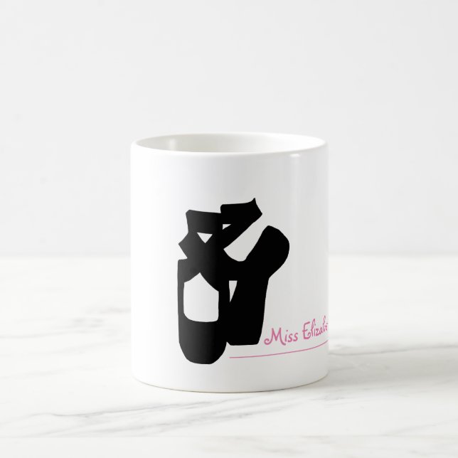Caneca De Café Dance Teacher Mug/Cup com nome personalizado (Centro)