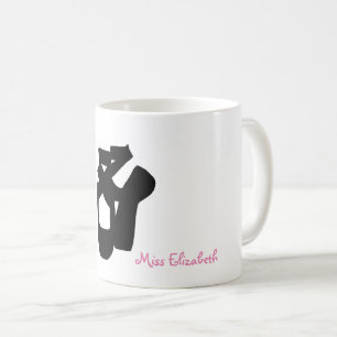 Caneca De Café Dance Teacher Mug/Cup com nome personalizado