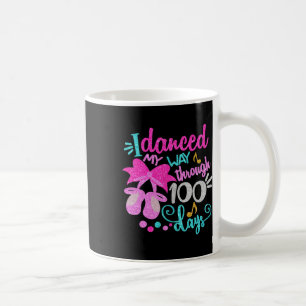 Caneca De Café Dancei Por 100 Dias, Balés Dançarinas