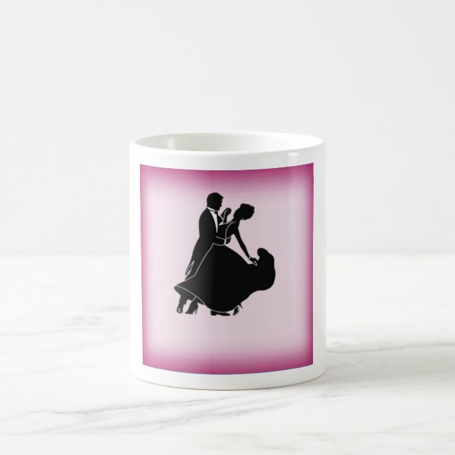 Caneca De Café Danceiros Personalizados Design Mug (Centro)