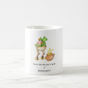 Caneca De Café Dancing Leprechaun
