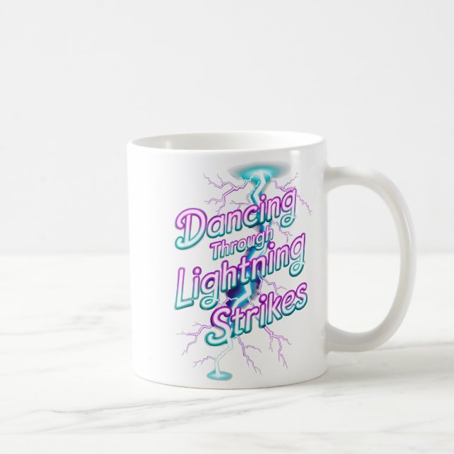 Caneca De Café Dancing Through The Lightning Strike Dancer Motiva (Direita)