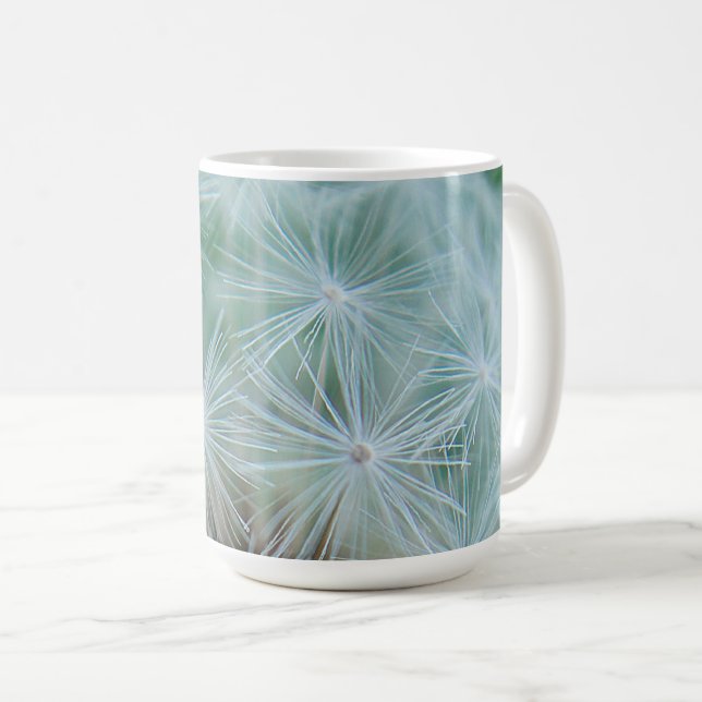 Caneca De Café Dandelion Branco (Frente Esquerda)