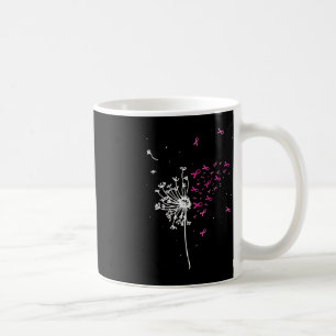 Caneca De Café Dandelion Fita Rosa Fita Legal Sensibilização para